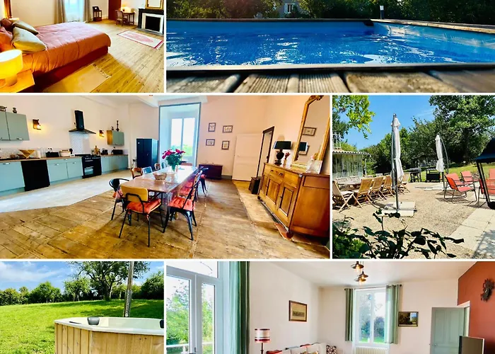 Le Pavillon, Grand Manoir Du Xviie Avec Piscine, Bain Nordique Et Acces Prive A La Charente